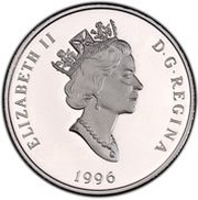 300 Dollars - Elizabeth II Peregrine Falcon; platinum obverse image