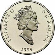 300 Dollars - Elizabeth II Muskox; platinum obverse image
