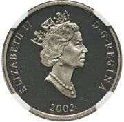 300 Dollars - Elizabeth II Great Blue Heron; platinum obverse image