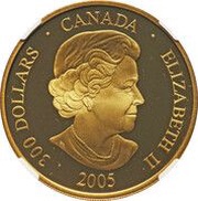 300 Dollars - Elizabeth II Atlantic time obverse image