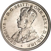 1 Florin - George V obverse image