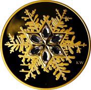 300 Dollars - Elizabeth II Crystal Snowflake, Canada, 2006 reverse image