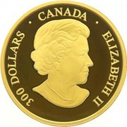 300 Dollars - Elizabeth II First Canadian Spacewalk obverse image