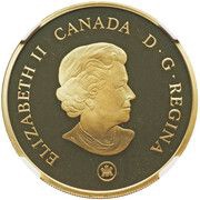300 Dollars - Elizabeth II Canadian Rockies obverse image