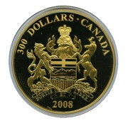 300 Dollars - Elizabeth II Alberta, Canada, 2008 reverse image