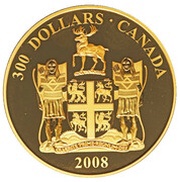 300 Dollars - Elizabeth II Newfoundland and Labrador, Canada, 2008 reverse image
