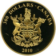 300 Dollars - Elizabeth II British Columbia, Canada, 2010 reverse image