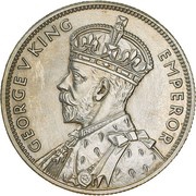 1 Florin - George V Victoria and Melbourne Centenary obverse image