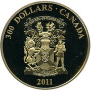 300 Dollars - Elizabeth II Nova Scotia, Canada, 2011 reverse image