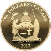 300 Dollars - Elizabeth II Nunavut, Canada, 2012 reverse image