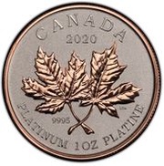 300 Dollars - Elizabeth II Maple Leaf Forever, Canada, 2020 reverse image