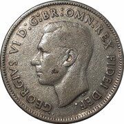 1 Florin - George VI without "IND:IMP" obverse image