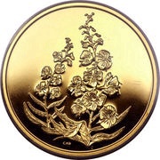 350 Dollars - Elizabeth II Yukon Fireweed, Canada, 2004 reverse image