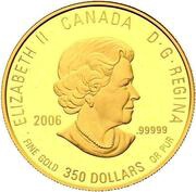 350 Dollars - Elizabeth II Iris Vericolor obverse image