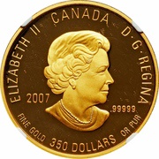 350 Dollars - Elizabeth II Purple violet obverse image