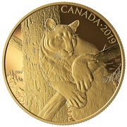 350 Dollars - Elizabeth II Cougar, Canada, 2019 reverse image