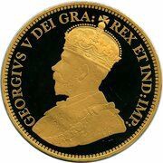 500 Dollars In the name of George V; First Canadian Gold Coins obverse image