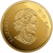 500 Dollars - Elizabeth II Mythical Realms of the Haida: The Eagle obverse image