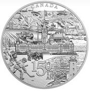 500 Dollars - Elizabeth II Canada 150: From Coast to Coast to Coast, Canada, 2017 reverse image