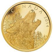 1250 Dollars - Elizabeth II Howling Wolf, Canada, 2014 reverse image