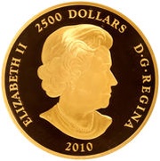 2500 Dollars - Elizabeth II Banff National Park obverse image