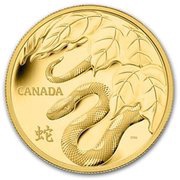 2500 Dollars - Elizabeth II Year of the Snake, Canada, 2013 reverse image