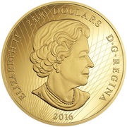 2500 Dollars - Elizabeth II In the Eyes of the Spirit Bear obverse image