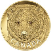2500 Dollars - Elizabeth II In the Eyes of the Spirit Bear, Canada, 2016 reverse image