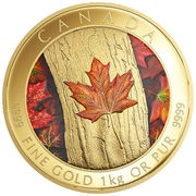 2500 Dollars - Elizabeth II Maple Leaf Forever, Canada, 2016 reverse image