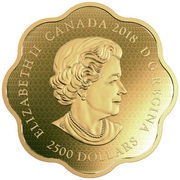 2500 Dollars - Elizabeth II Year of the Dog obverse image