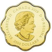 2500 Dollars - Elizabeth II Year of the Pig obverse image