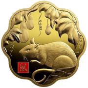 2500 Dollars - Elizabeth II Year of the Rat, Canada, 2020 reverse image