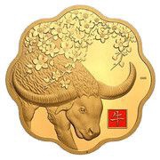 2500 Dollars - Elizabeth II Year of the Ox, Canada, 2021 reverse image