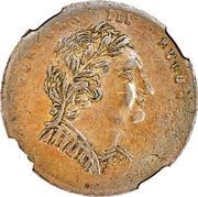 ½ Penny Bust and Harp - Imitation obverse image