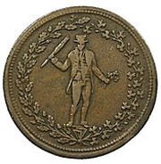 ½ Penny Pure copper preferable to paper obverse image