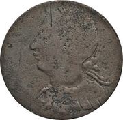 ½ Penny Regal Imitation - George III left obverse image