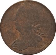 ½ Penny Regal Imitation - George III left obverse image