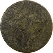 ½ Penny Regal Imitation - George III left reverse image