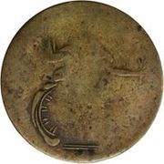 ½ Penny Regal Imitation - George III left reverse image