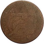 ½ Penny BITIT Token, Canada, 1835 reverse image