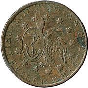 ½ Penny - T. DUSEAMAN Butcher Belleville, Canada,  reverse image