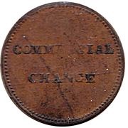 ½ Penny commercial change, Canada,  reverse image