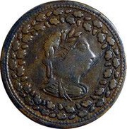 ½ Penny Imitation Tiffin Token obverse image