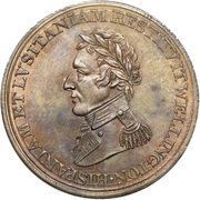 ½ Penny Wellington Peninsular token to Madrid obverse image