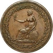 ½ Penny Britannia and Eagle obverse image