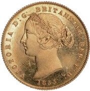 1 Sovereign - Victoria Pattern obverse image