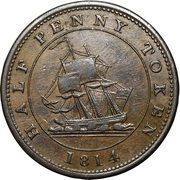 ½ Penny Richard Hurd obverse image