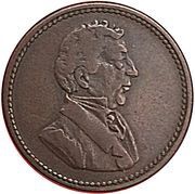½ Penny Ships, colonies and commerce - bust design obverse image