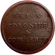 ½ Penny Ships, colonies and commerce - bust design, Canada, 1815-1816 reverse image