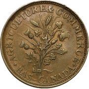 1 Sou Belleville - 16 cherry leaves / 4 shamrocks obverse image